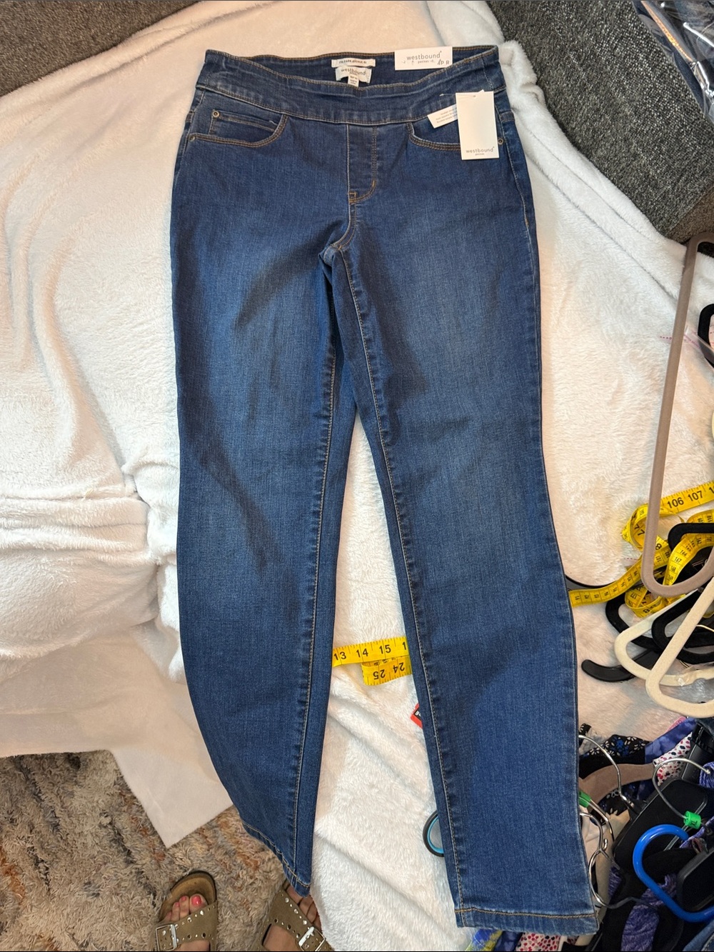 Westbound Classic Dark Blue Straight Leg Jeans2353